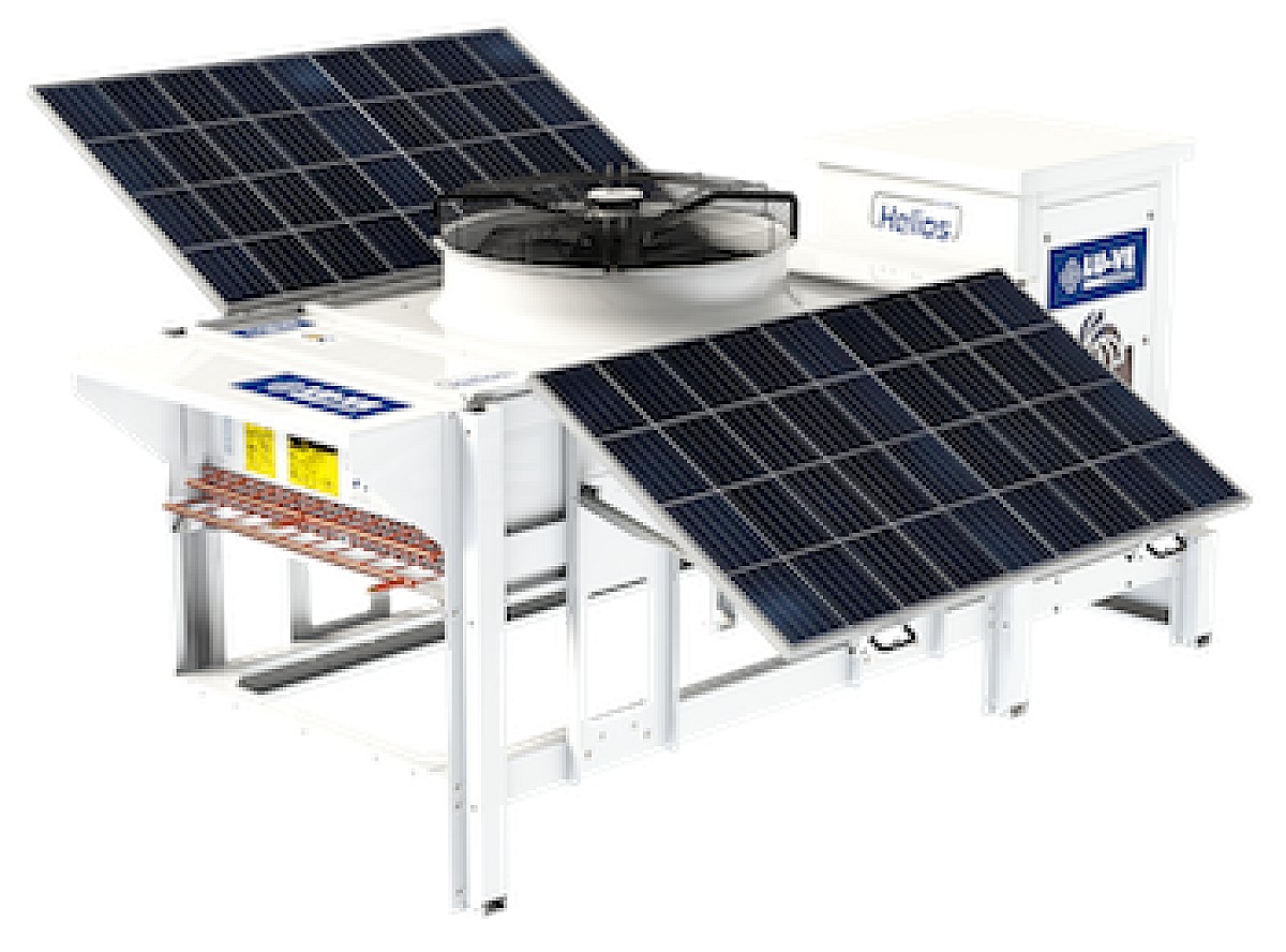 100W Ventilatore Alimentato Da Pannello Solare, Potente Ventilatore Di Scarico Solare Con Copertura Ventilatore Di Raffreddamento Compatto Per Camper Serre Bagno 86866468