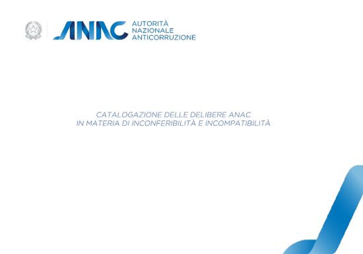 Incompatibilità e inconferibilità, il manuale pratico di Anac | Build News