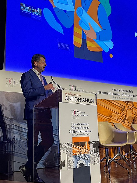 Diego Buono presidente Cassa Geometri