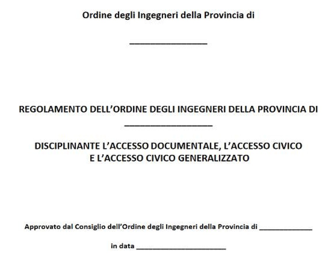 Normativa anticorruzione e trasparenza dal Cni